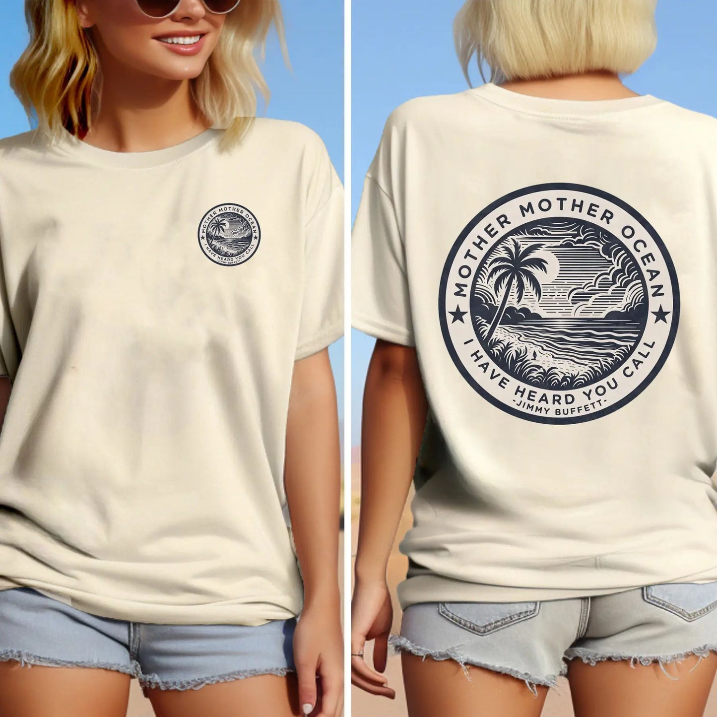 Jimmy Buffett Tee, Mother Mother Ocean I Have Heard You Call T-shirt