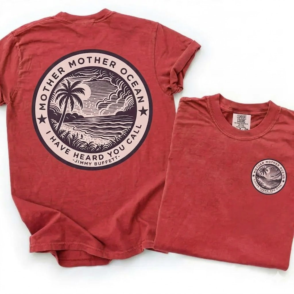 Jimmy Buffett Tee, Mother Mother Ocean I Have Heard You Call T-shirt